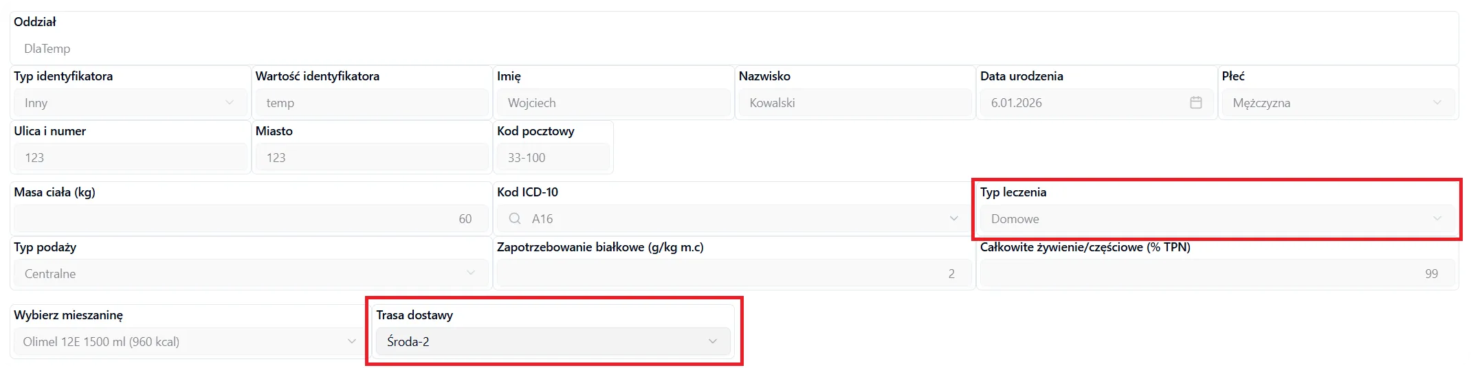 Trasy dostaw w widoku farmaceuty